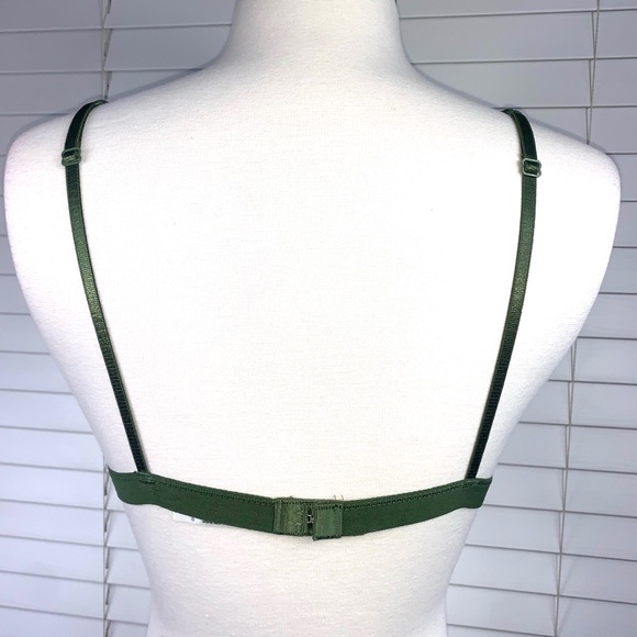 🚫SOLD! *NWT🤩 |•ANEMONE•| Pretty Olive Green Bralette* - Picture 3 of 8